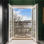 Traditional Norwegian Villa, Bay View And Boat Bergen