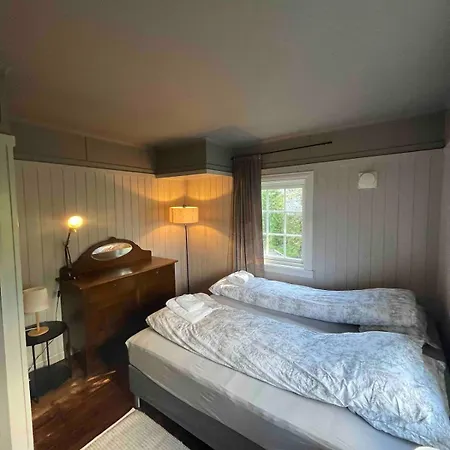 Traditional Norwegian Villa, Bay View And Boat